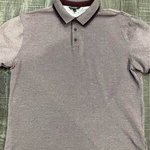 George Men's Heathered Purple Polo Shirt